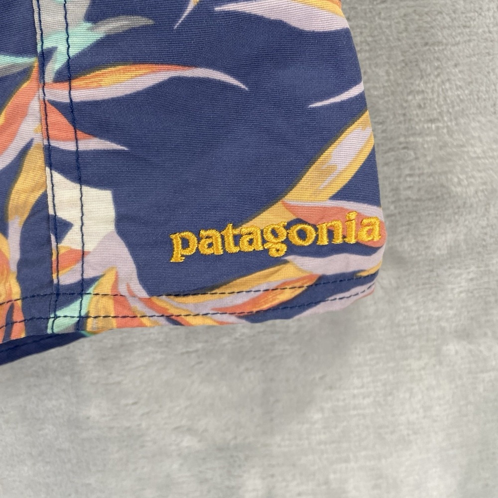 Patagonia Board Shorts mens 30 Printed Wavefarer 8" Inseam Floral Print Tropical - Picture 2 of 11